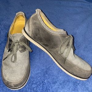 Anhu suede laceup men’s dress shoes